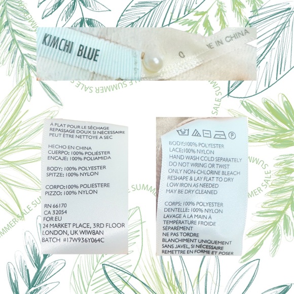 KIMCHI BLUE STRAPLESS MIDI COCKTAIL / PROM DRESS SZ 0 NUDE W/BLACK LACE OVERLAY - Picture 7 of 7